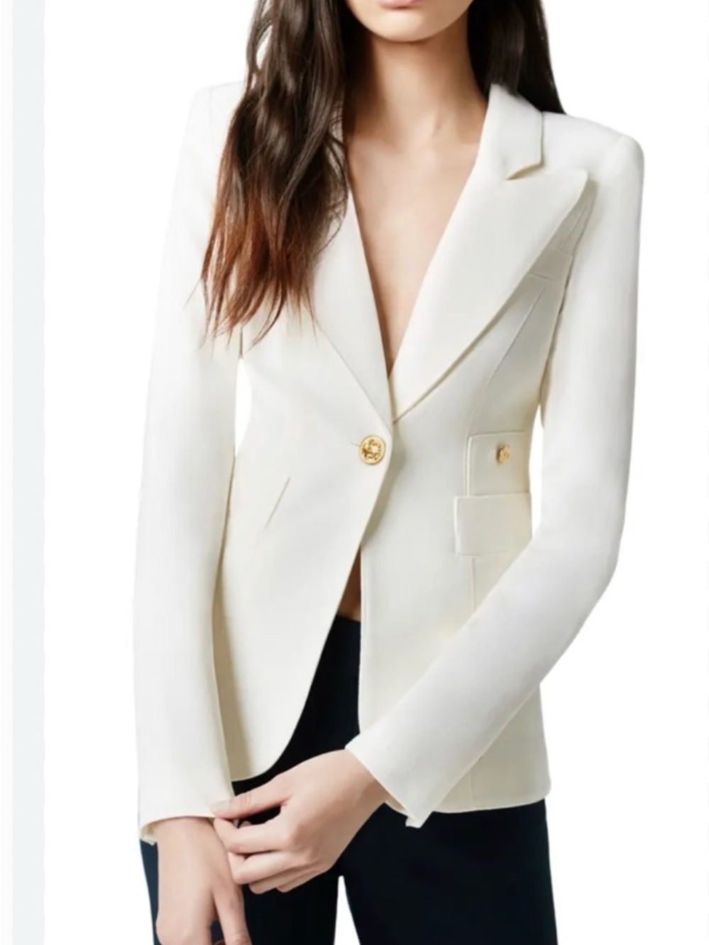 Smythe Ivory Women's Dutchess Blazer Jacket